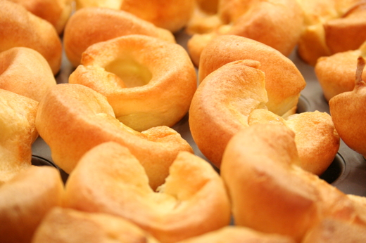 Yorkshire puddings cooked in Miele steam oven at bulthaup