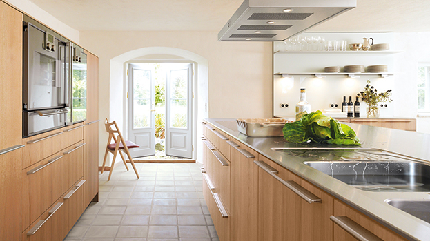 Kitchen designer Stewart Carr at work